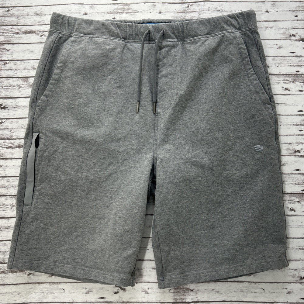 Mack Weldon Ace Sweatshorts Mens XL Gray French Terry 9" Inseam Shorts